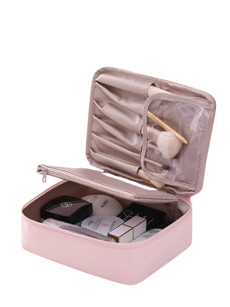 Bolsa Necessaire portátil para cosméticos grande capacidade para viagem. 2 tamanhos
