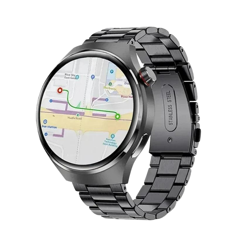 Relógio smartwatch GT4 pro, ip68 gps rastreador, 360*360 tela hd frequência cardíaca bluetooth chamada