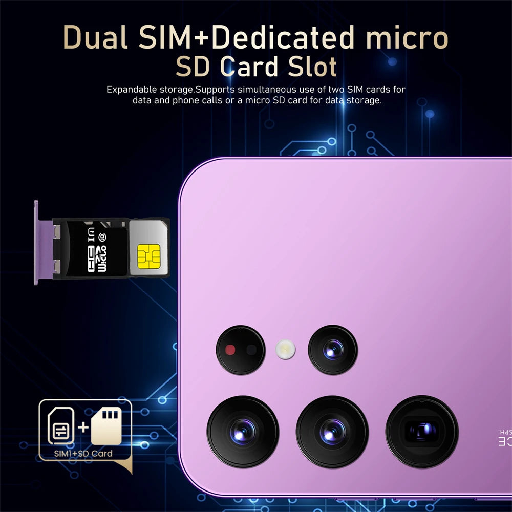Smart phone S23 Ultra 6.8, 4G/5G 16TB+1TB 7800mAh