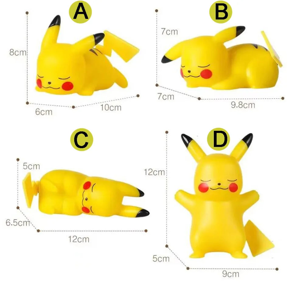 Pokemon pikachu luz noturna suave para quarto cabeceira luz led decoração