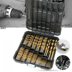 Conjunto De Brocas Metal Multi Bits Tools Drill 99 Unidades 1/4"-1/16"