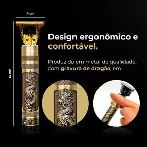 Máquina de cortar cabelo masculina com design aleatório elétrico profissional - BELANGAR