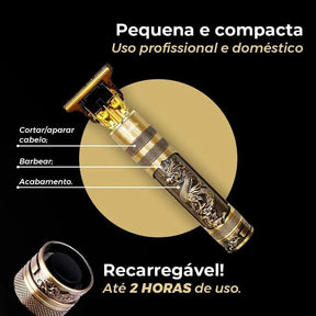 Máquina de cortar cabelo masculina com design aleatório elétrico profissional - BELANGAR