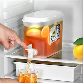 Jarro para água fria com torneira, dispensador de bebidas para geladeira capacidade, 3.5L - BELANGAR