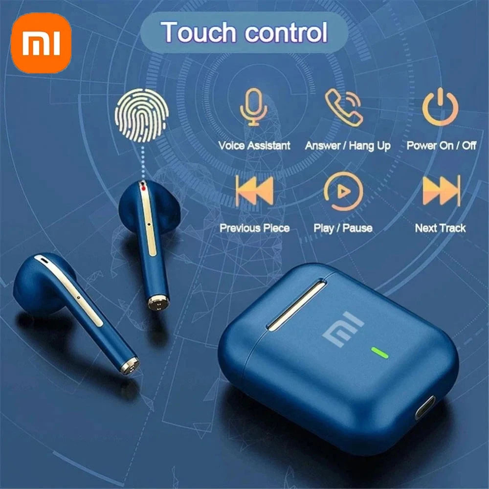 Fone de ouvido XIAOMI Auscultadores Bluetooth sem fios com Mic Touch, Auscultadores TWS, Estéreo, Desporto - BELANGAR