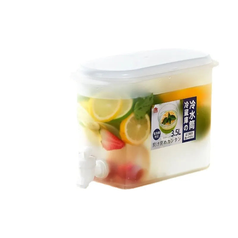 Jarro para água fria com torneira, dispensador de bebidas para geladeira capacidade, 3.5L - BELANGAR