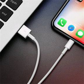 Cabo de carregamento usb para iphone, 10 pçs ou 5 pçs / lote 1m, ipad 6s 6 7 8 plus 11 12 13 14pro max sincronização de dados - BELANGAR