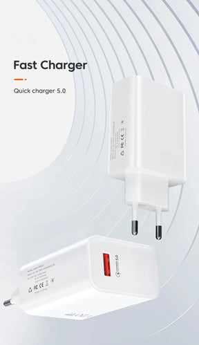 Adaptador Carregador usb de carregamento rápido qc3.0 com cabo usb tipo c para iphone 15 pro max, huawei samsung xiaomi - BELANGAR