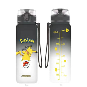 Garrafa Copo portátil anime Pokemon pikachu 560ml