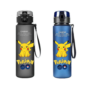 Garrafa Copo portátil anime Pokemon pikachu 560ml