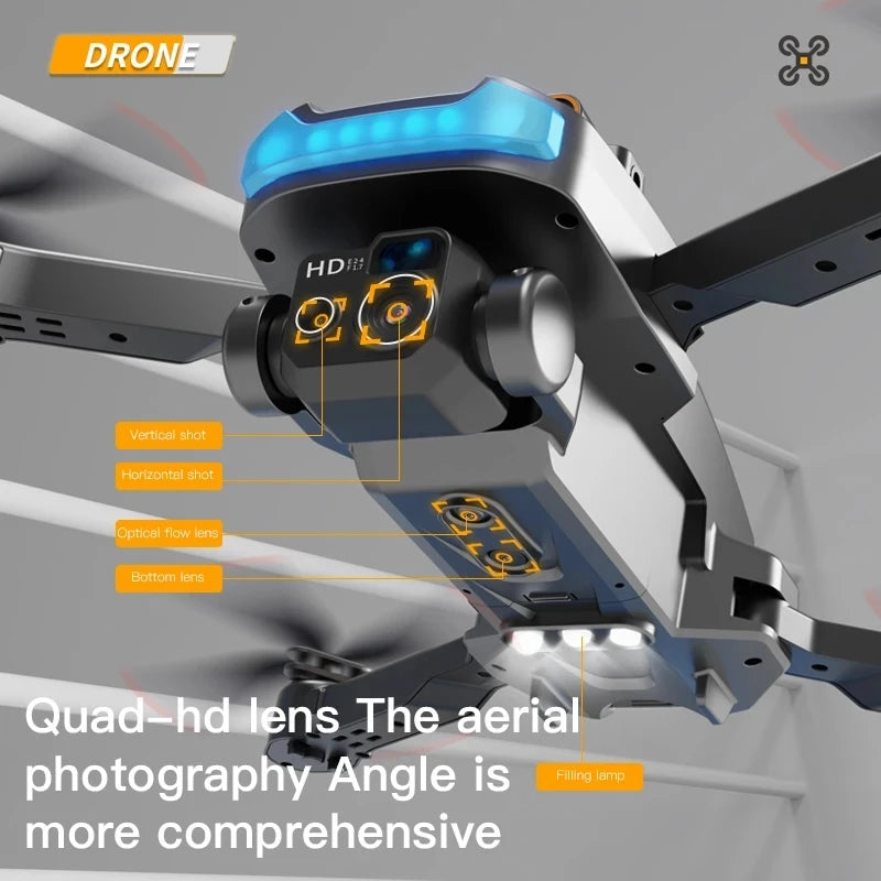 Drone 5g profissional Xiaomi mijia p15 8k gps câmera dupla evitar obstáculos posicionamento de fluxo óptico sem escova rc 9000m